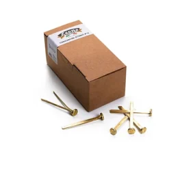 LEONE DELL'ERA Fermacampioni In Ottone N°12, Lunghezza 70 Mm (confezione 100 Pezzi)