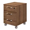 Linea Giotto Cassettiera A 3 Cassetti , 41,8 X 52 X 61,5 Cm, Noce Toscano
