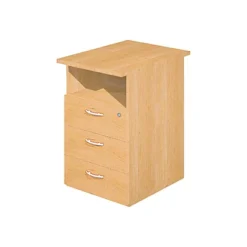 Linea Pronto Cassettiera Complementare, 43 X 60 X 72 Cm, Faggio