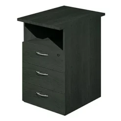 Linea Pronto Cassettiera Complementare, 43 X 60 X 72 Cm, Nero Venato