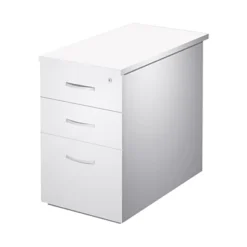 Linea Work Cassettiera Classificatore, 3 Cassetti, 44 X 80 X 73 Cm, Bianco