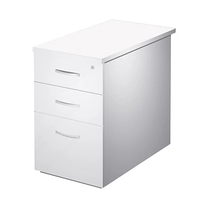 Linea Work Cassettiera Classificatore, 3 Cassetti, 44 X 80 X 73 Cm, Bianco