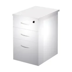 Linea Work Cassettiera Classificatore Con Top, 3 Cassetti, 44 X 60 X 73 Cm, Bianco