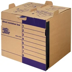 Loeff's Patent Contenitore Direct Container, 38 X 33 X 36 Cm, Marrone (confezione 15 Pezzi)