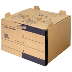 Loeff's Patent Contenitore Jumbo Container, 42,5 X 40 X 28 Cm, Marrone (confezione 15 Pezzi)