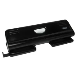 MOLHO LEONE Perforatore A 4 Fori, Capacità 20 Fogli, Nero