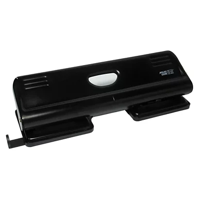 MOLHO LEONE Perforatore A 4 Fori, Capacità 20 Fogli, Nero
