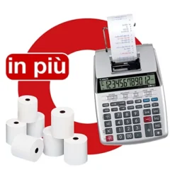 Offerta 1 Calcolatrice Stampante Canon P23-DTSC II + 10 Rotoli In Carta Per Calcolatrici Exacompta Compresi Nel Prezzo