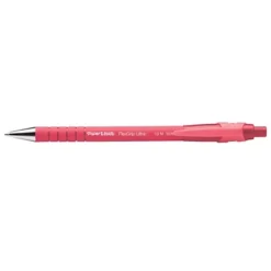 Paper Mate FlexGrip Ultra Penna A Sfera A Scatto, Punta Media Da 1 Mm, Fusto Gommato Rosso Con Grip, Inchiostro Rosso (confezione 12 Pezzi)