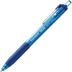 Paper Mate InkJoy 300 RT Penna A Sfera A Scatto, Punta Media Da 1 Mm, Fusto Blu Con Grip, Inchiostro Blu (confezione 12 Pezzi)