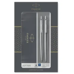 PARKER Gift Set Jotter Stainless Steel CT - Portamine 0,5 Mm / Sfera M