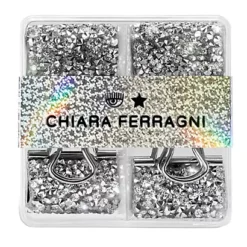 PIGNA Fermafogli Strass Chiara Ferragni Collezione 2023 - 3 X 6 Cm - Conf. 4 Pezzi