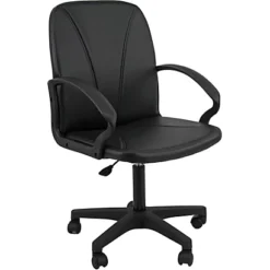 Poltrona Energy, Ecopelle, Nero