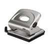 RAPID Perforatore FMC25+ - Max 30 Fogli - 2 Fori - Passo 8 Cm - Argento