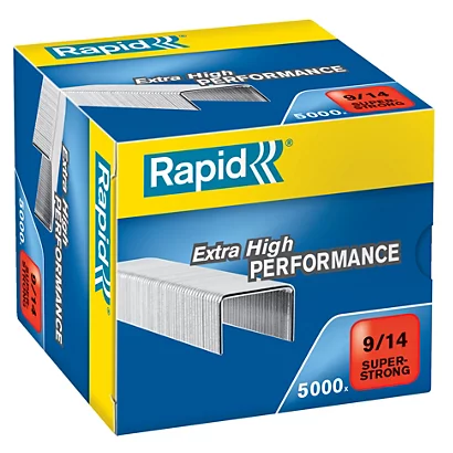 Rapid Punti Metallici Super Strong 9/14 (confezione 5.000 Pezzi)
