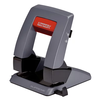 Rapid Supreme SP30 Perforatore Manuale, 2 Fori, CapacitĂ 30 Fogli, Grafite