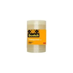 SCOTCH® Nastro Adesivo 508, Polipropilene Bi-orientato, Trasparente, 19 Mm X 66 M (confezione 8 Rotoli)