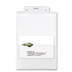 SEI ROTA Portanome Pass 6ST - A6 - PVC - Neutro - Conf. 50 Pezzi