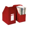 SEI ROTA Portariviste OBLIQUE, 24 X 32 Cm, Dorso 15 Cm, Colpan®, Rosso