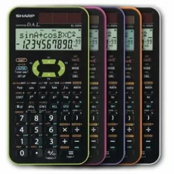 SHARP, Calcolatrici, El520xyr - Arancione, SH-EL520XYR