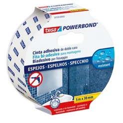 TESA Nastro Biadesivo Tesa Powerbond - Per Specchi - 3,8 Cm X 5 M
