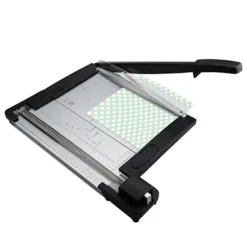 TITANIUM Taglierina Homeoffice 2in1 - Lama Rotante + Ghigliottina - A4 - Grigio/nero