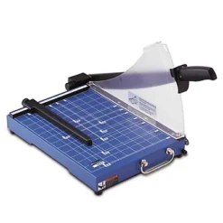 TITANIUM Taglierina A Leva 3023 - Con Blocca Lama - 38,5 X 40,5 X 41 Cm - 310 Mm (A4) - 20 Fogli - Blu