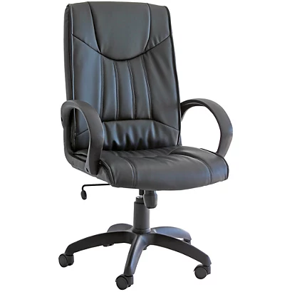 Zora Poltrona Presidenziale, Ecopelle, Nero